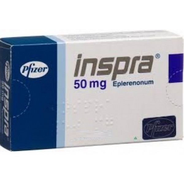 Инспра Inspra 50 мг/100 таблеток